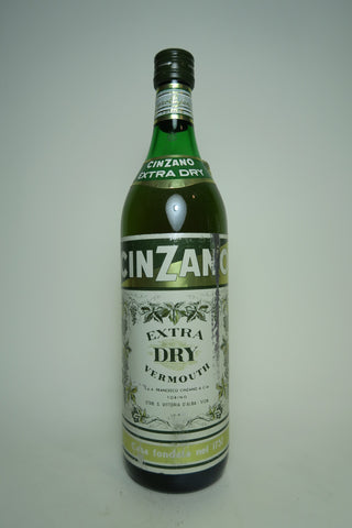 Cinzano Extra Dry White Vermouth - 1970s (Not Stated, 100cl)