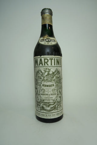Martini & Rossi Dry White Vermouth - 1950s (17%, 100cl)