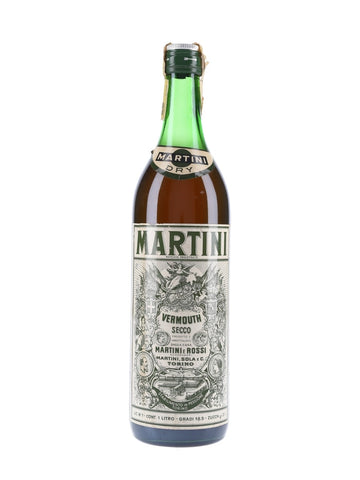 Martini & Rossi Dry White Vermouth - 1960s (18.5%, 100cl)