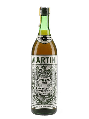 Martini & Rossi Dry White Vermouth - 1970s (18.5%, 100cl)