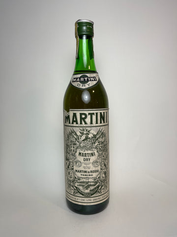 Martini & Rossi Dry White Vermouth - 1960s (18.5%, 100cl)