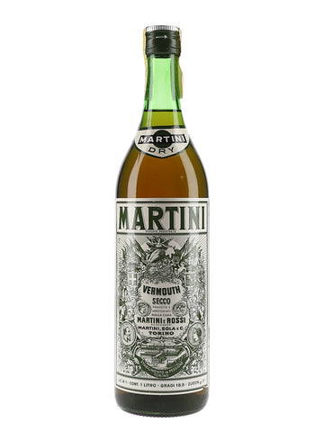 Martini & Rossi Dry White Vermouth - 1960s (18.5%, 100cl)