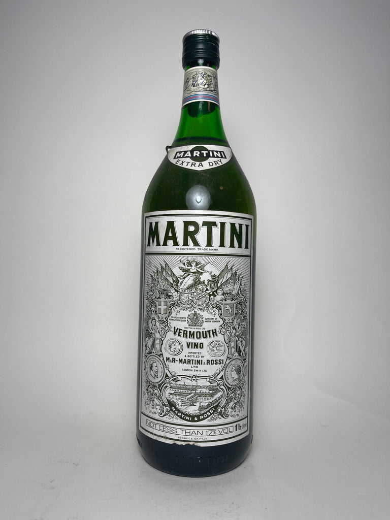 Martini & Rossi Extra Dry White Vermouth - 1970s (17%, 150cl) – Old Spirits  Company