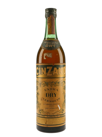 Cinzano Extra Dry White Vermouth - 1960s (18.5%, 100cl)