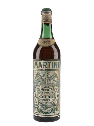 Martini & Rossi Dry White Vermouth - 1950s (ABV Not Stated, 100cl)