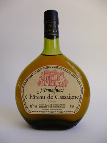 Château de Cassaigne Reserve Armagnac - 1980s (42%, 70cl)