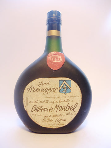 Château de Monbel Bas Armagnac - 1963 Vintage (42%, 70cl)