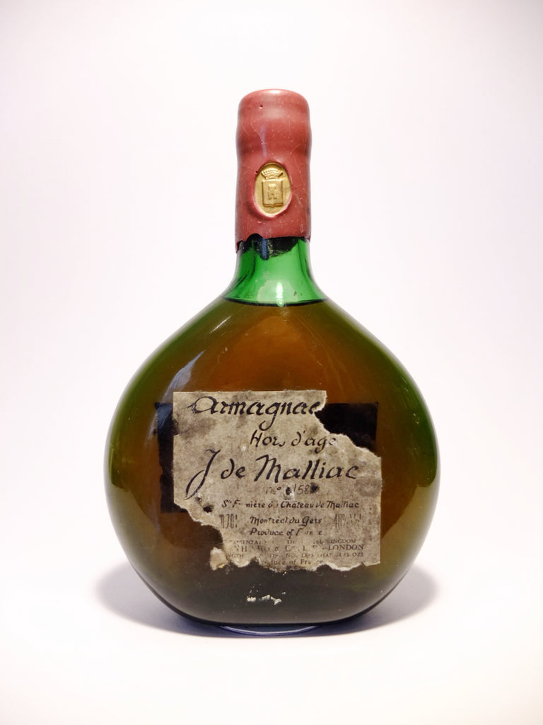 J. de Malliac Armagnac Hors d'Âge - 1970s (40%, 70cl)