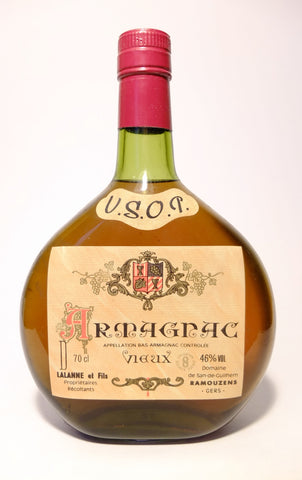 Lalanne et Fils Vieux Armagnac V.S.O.P. - 1970s (46%, 70cl)