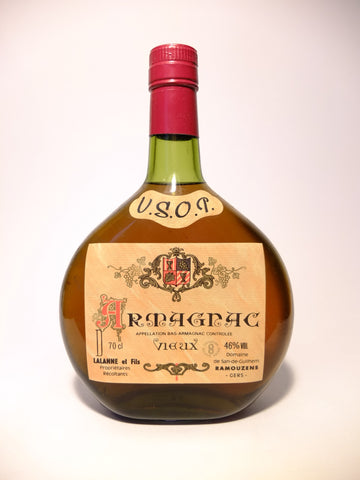 Lalanne et Fils Vieux Armagnac V.S.O.P. - 1970s  (46%, 70cl)