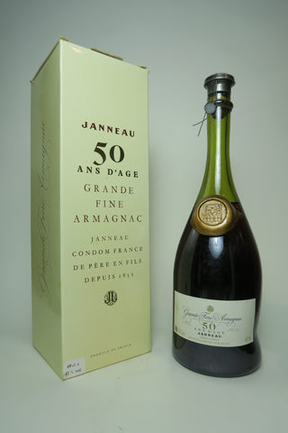 Janneau 50YO Grande Fine Armagnac - Distilled 1931 / Bottled 1981 (42%, 69cl)