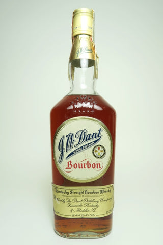 J.W. Dant 7YO Kentucky Straight Bourbon Whiskey - Distilled 1964 / Bottled 1971 (43%, 75.7cl)