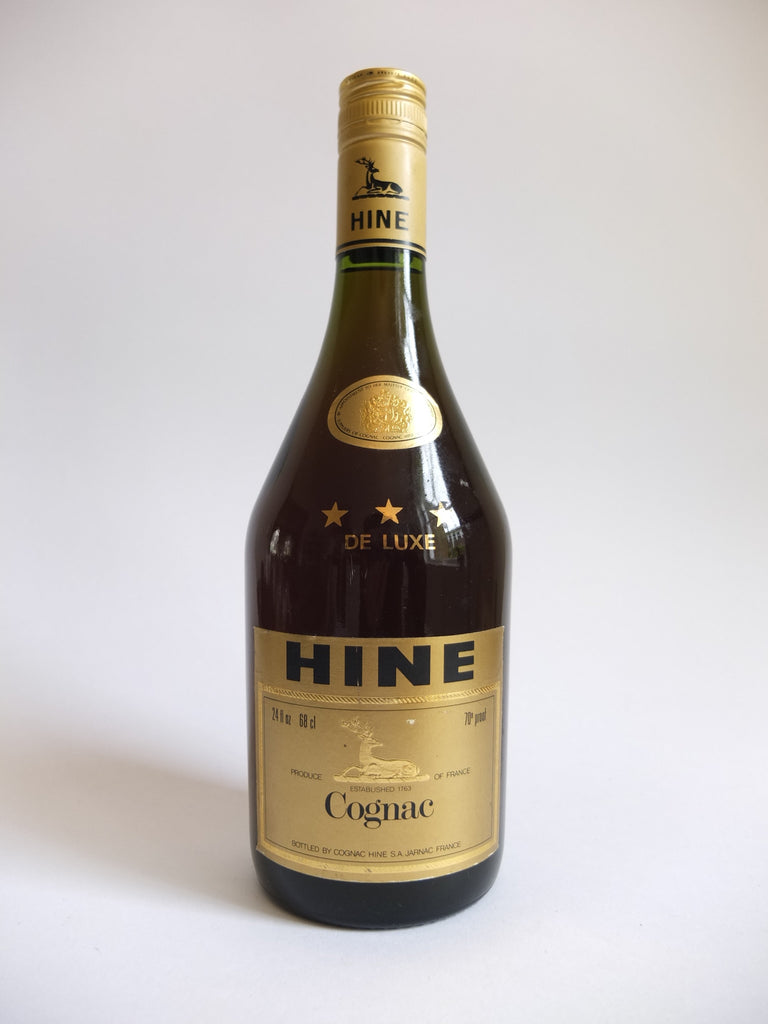Hine 3* De Luxe Cognac - 1970s (40%, 68cl)