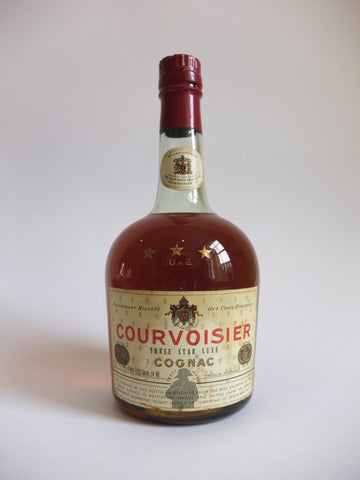 Courvoisier 3* Luxe Cognac - 1960s (40%, 68cl)