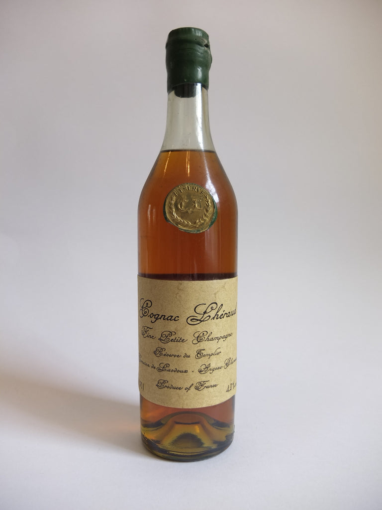 Lhéraud Fine Petite Champagne Cognac Réserve du Templier - 1950s Vintage / 1970s Bottling (42%, 70cl)