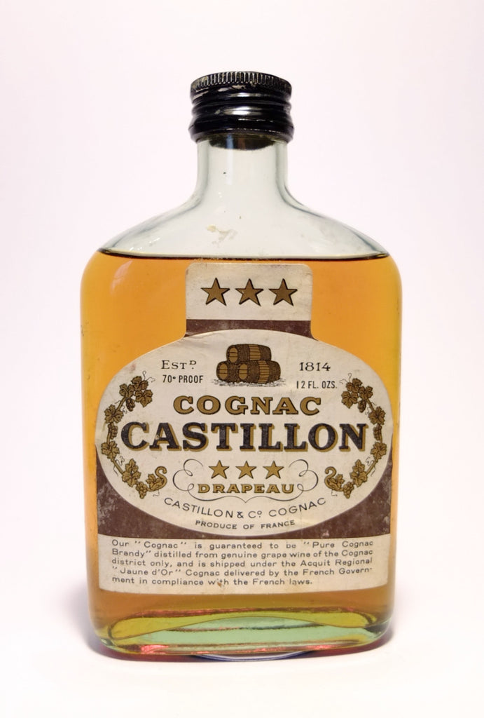 Castillon 3* Cognac - 1960s (40%, 35.5cl)