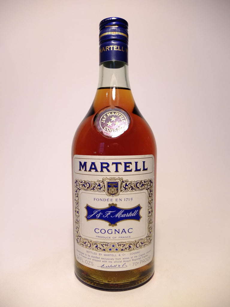 Martell 3* Cognac - 1970s (40%, 68cl)
