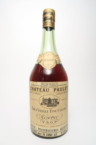 Chateau Paulet Réserve 20+YO V.S.O.P. Très Vieille Fine Cognac - 1950s (38-40%, 70cl)