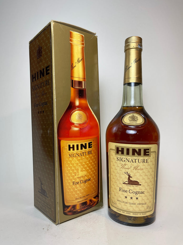 Hine Signature 3*/VS Fine Cognac - 1980s (40%, 70cl)