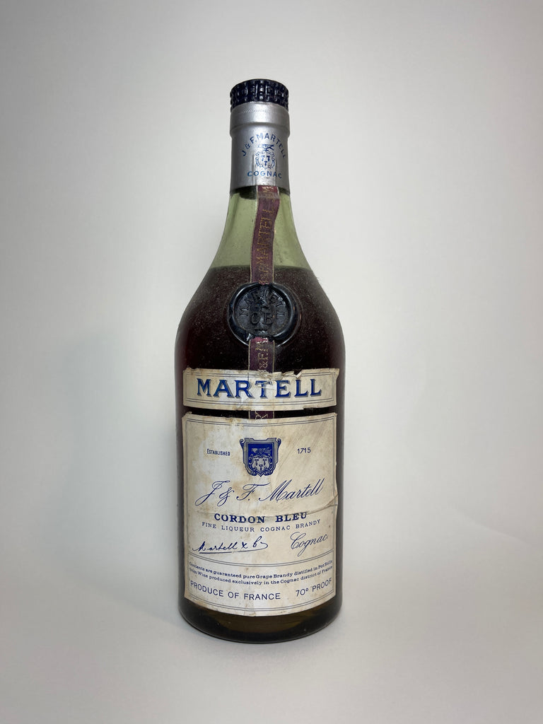 J. & F. Martell Cordon Bleu Fine Liqueur Cognac Brandy - 1970s (40%, 68cl)