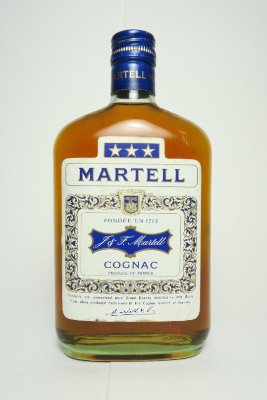 Martell 3*/VS Cognac - 1970s (40%, 34cl)