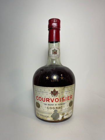 Courvoisier 3* Luxe Cognac - 1960s (40%, 68cl)