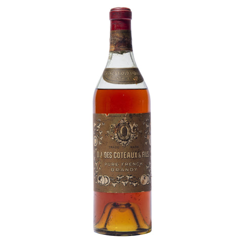O. J. des Coteaux & Fils Vintage Finest Old Liqueur Pure French Brandy - Vintage 1865 (ABV Not Stated, 75cl)