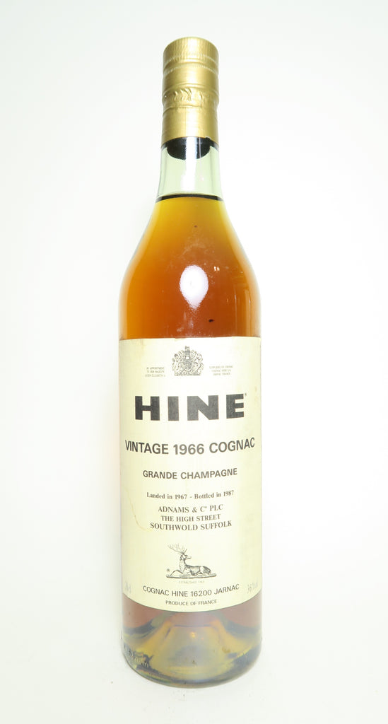 Hine Grande Champagne Vintage 1966 Cognac - Landed 1967 / Bottled 1987 (36%, 70cl)