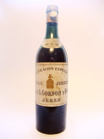Luis G. Gordon Coñac Jerezano Spanish Brandy - 1933-1944 (45%, 75cl)