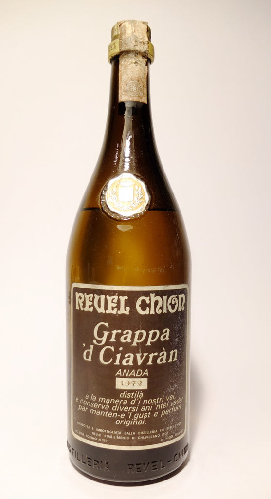 Reuel Chion Grappa 'd Ciavràn - 1972 (50%, 100cl)