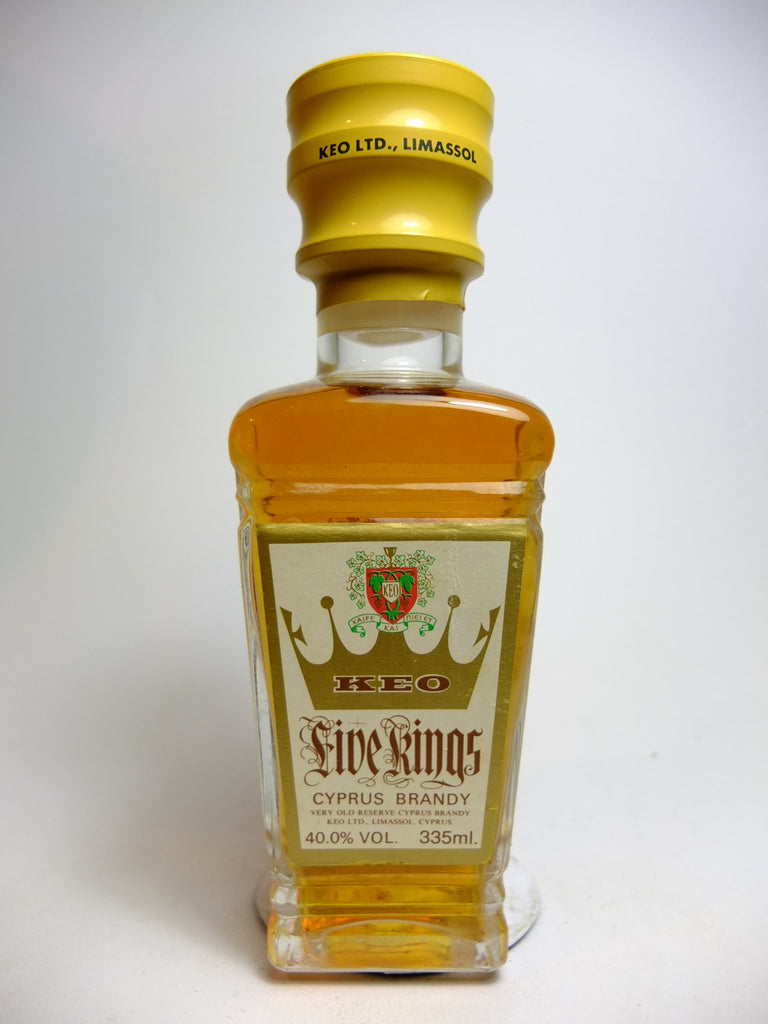 KEO Five Kings Very Old Reserve Cyprus Brandy - 1970s (40%, 33.5cl)