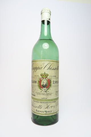Grappa Chisotti, produced in Buenos Aires, Argentina - 1930s (48%, 97cl)