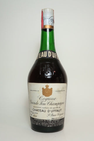 Chateau d'Uffaut Grand Fine Champagne Cognac - 1960s (40%, 73cl)