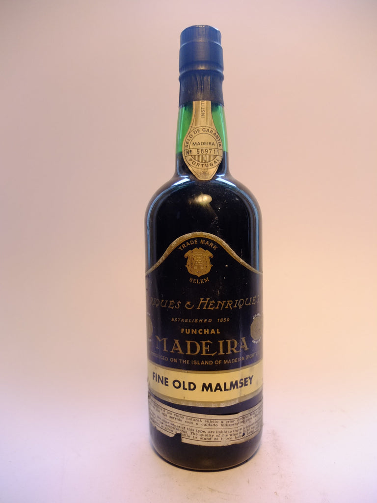 Henriques & Henriques Fine Old Malmsey Madeira - 1960s (19%, 75cl)