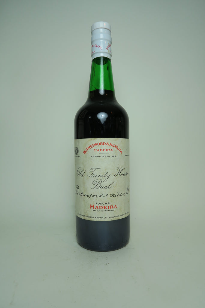 Rutherford & Miles Old Trinity House Bual Madeira - 1970s (ABV Not Stated, 75cl)