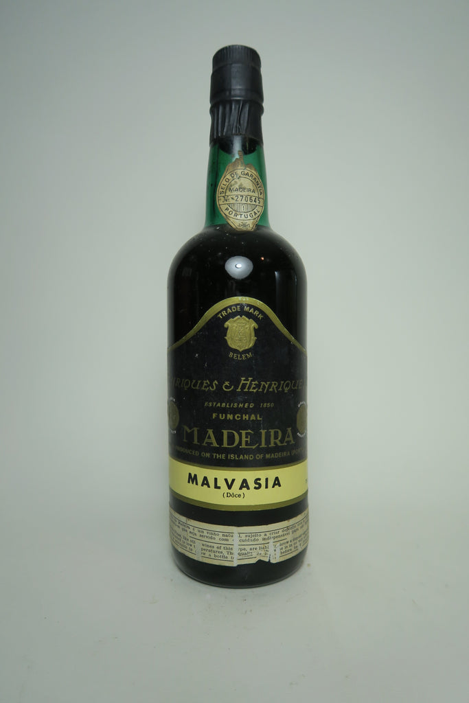 Henriques & Henriques Malvasia Madeira - 1960s (20%, 75cl)