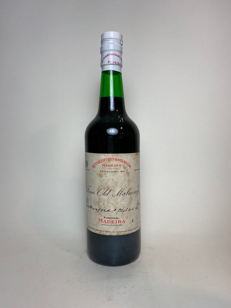 Rutherford & Miles Fine Old Malmsey Madeira - 1970s (ABV Not Stated, 75cl)