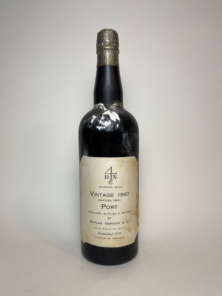 Butler, Nephew & Co. 1960 Vintage Port - 1960 Vintage / Bottled 1962 (ABV Not Stated, 75cl)