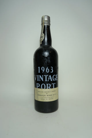 Gonzalez Byass Vintage Port - Vintage 1963 (20%, 75cl)