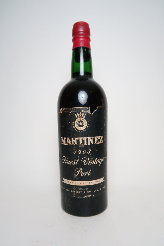 Martinez Finest Vintage Port - Vintage 1963 (20%, 75cl)