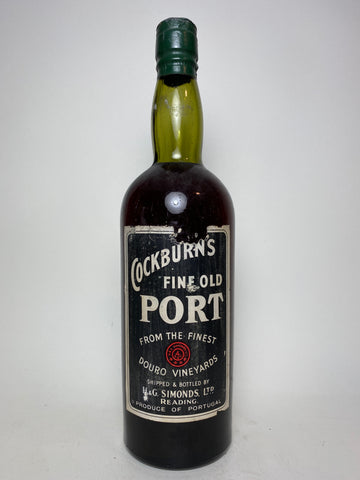 Cockburn's Fine Old Port  - 1960s (20%, 75cl)