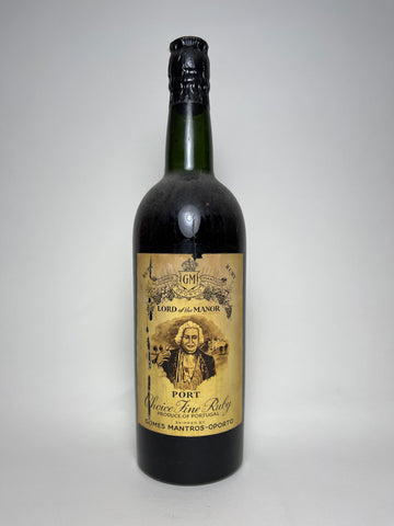 Gomes Mantros Lord of the Manor Choice Fine Ruby Port - 1960s (ABV Not Stated, 75cl)