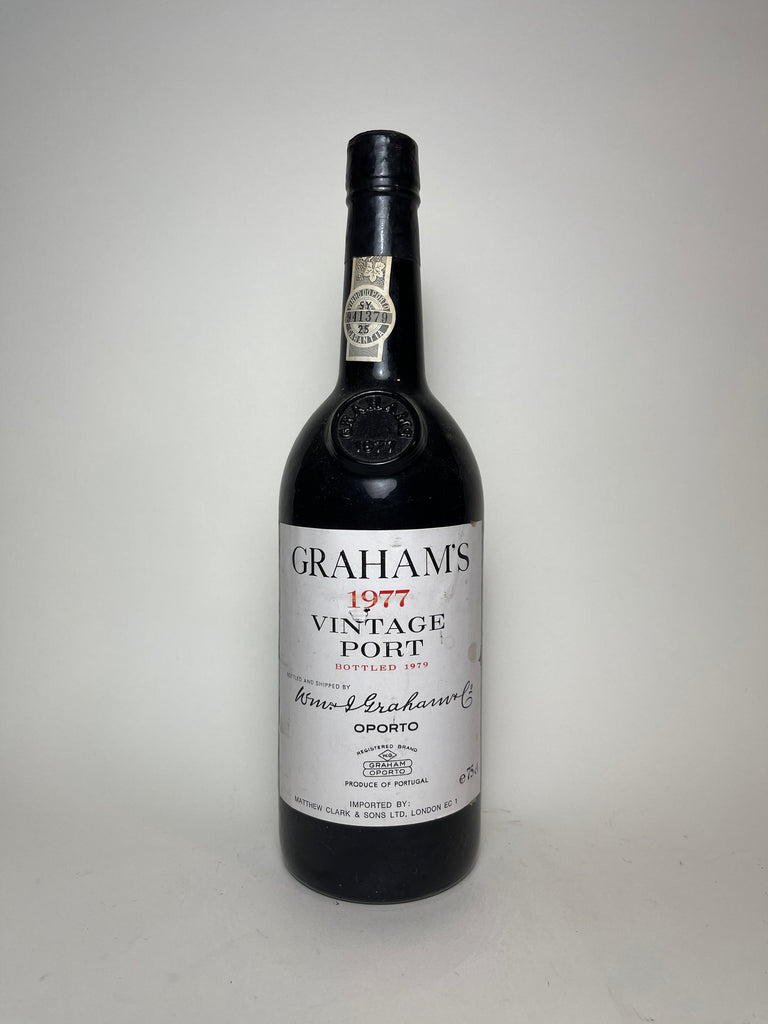Graham's Vintage Port - Vintage 1977 / Bottled 1979 (20%, 75cl)