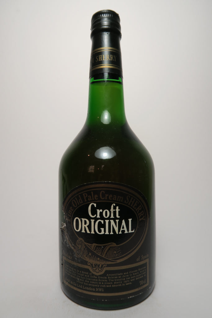 Croft Fine Old Pale Cream Sherry - 1970s (ABV Not Stated, 70cl)