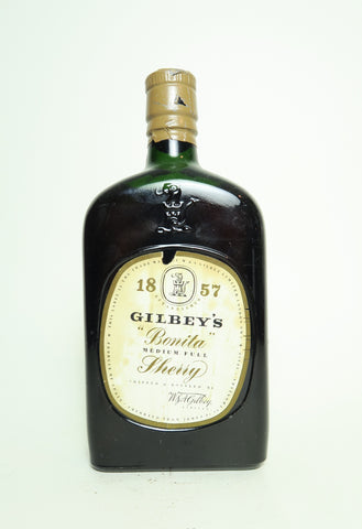 Gilbey's Bonita Medium Full Sherry - 1960s (20%, 37.5cl)