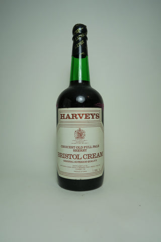 Harvey's Bristol Cream Choicest Old Full Pale Sherry - 1980s (20%, 100cl)