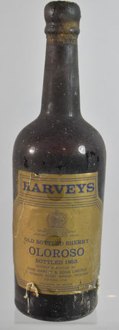 John Harvey & Son's Old Bottled Oloroso Sherry  - Bottled 1953 (ABV Not Stated, 75cl)