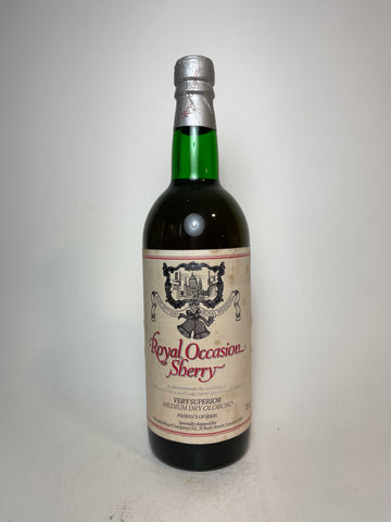 Royal Occasional Sherry Very Superior Medium Dry Oloroso - Bottled 1981 (ABV Not Stated, 70cl)