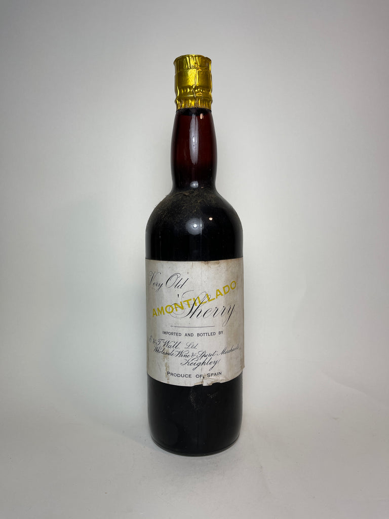 E. & T. Wall's Very Old Amontillado Sherry - 1950s (ABV Not Stated, 75cl)