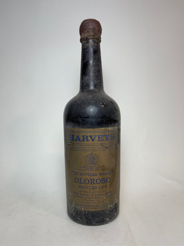 Harvey's Old Bottled Oloroso Sherry  - Bottled 1954 (ABV Not Stated, 75cl)